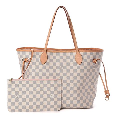 lv rose ballerine neverfull|LOUIS VUITTON Damier Azur Neo Neverfull MM Rose Ballerine .